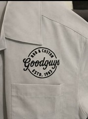 Goodguys Rod & Custom Mens Work Shirt Button Up Bowling Shirt, mechanic, Size 3X