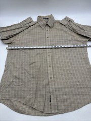 Dillards Roundtree & Yorke Button Down Shirt Men 17-34 100% Fine Cotton.#42982