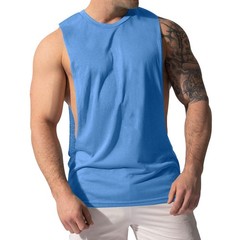 New Quick-Dry Solid Sleeveless Tee