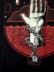 Mustard Plug Fall Apart Medium Black Shirt 19″ W X 27″ L