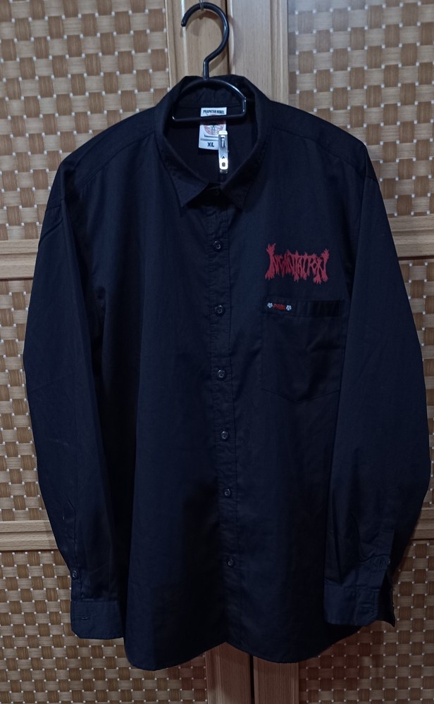 Incantation Width 28 inches, length 75 inches, sleeve length 23 inches.