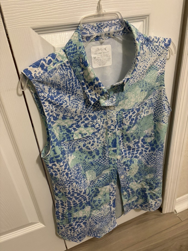 SILVER BAIT, M, BUTTON-UP, MULTICOLOR
