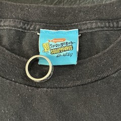 Vintage 2002 Rare SpongeBob SquarePants Sexy Humor Cartoon Promo Tee Size Large