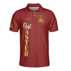 Personalized Name Past Master Making Men BETTER From 3D Polo Shirt Size S-5XL