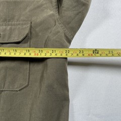 Bruno Sueded Microfiber long sleeve button down shirt Large Olive Luxury brand
