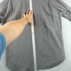 Robert Talbott Multicolor Pastel Stripe Shirt Mens XL Long Sleeve Seersucker