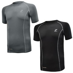 RunFlyte Men’s Flyte Compression Short Sleeve Tshirt Running Base Layer Gym Yoga