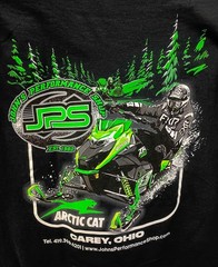 John’s Performance Shop JPS 858 Catalyst Custom Snowmobile T-Shirt M XL 2X 3X 4X