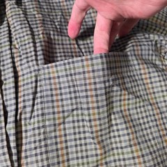 Robert Talbott Mens Medium Button Down Shirt Multicolor Check Cotton B261-21