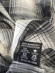Dixxon Flannel Sutherland Plaid Button Up D-Lux Bamboo Men’s Sz Med.
