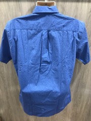 Peter Millar Crown Men’s Size M Moon Blue Printed Sport Shirt $155 NWT
