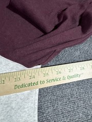 The Normal Brand Shirt Men XL Puremeso Raglan Henley Maroon Beige Logo Bear