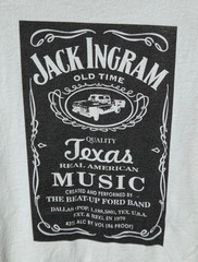 Jack Ingram Signed T-Shirt Texas Music Adult L White Shirt Autographed Daniels