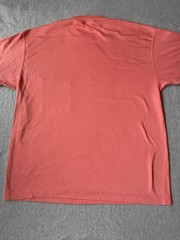 Eddie Bauer Men’s Pink Solid Pocket Crew Neck Short Sleeve Cotton Knit Tee M