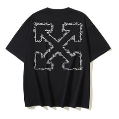 Off White T-Shirt Black / White S-M-L-XL