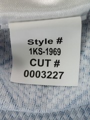 Mizzen + Main Halyard SS Polo Shirt Mens Size Small Sky Woodblock NWT $98.00