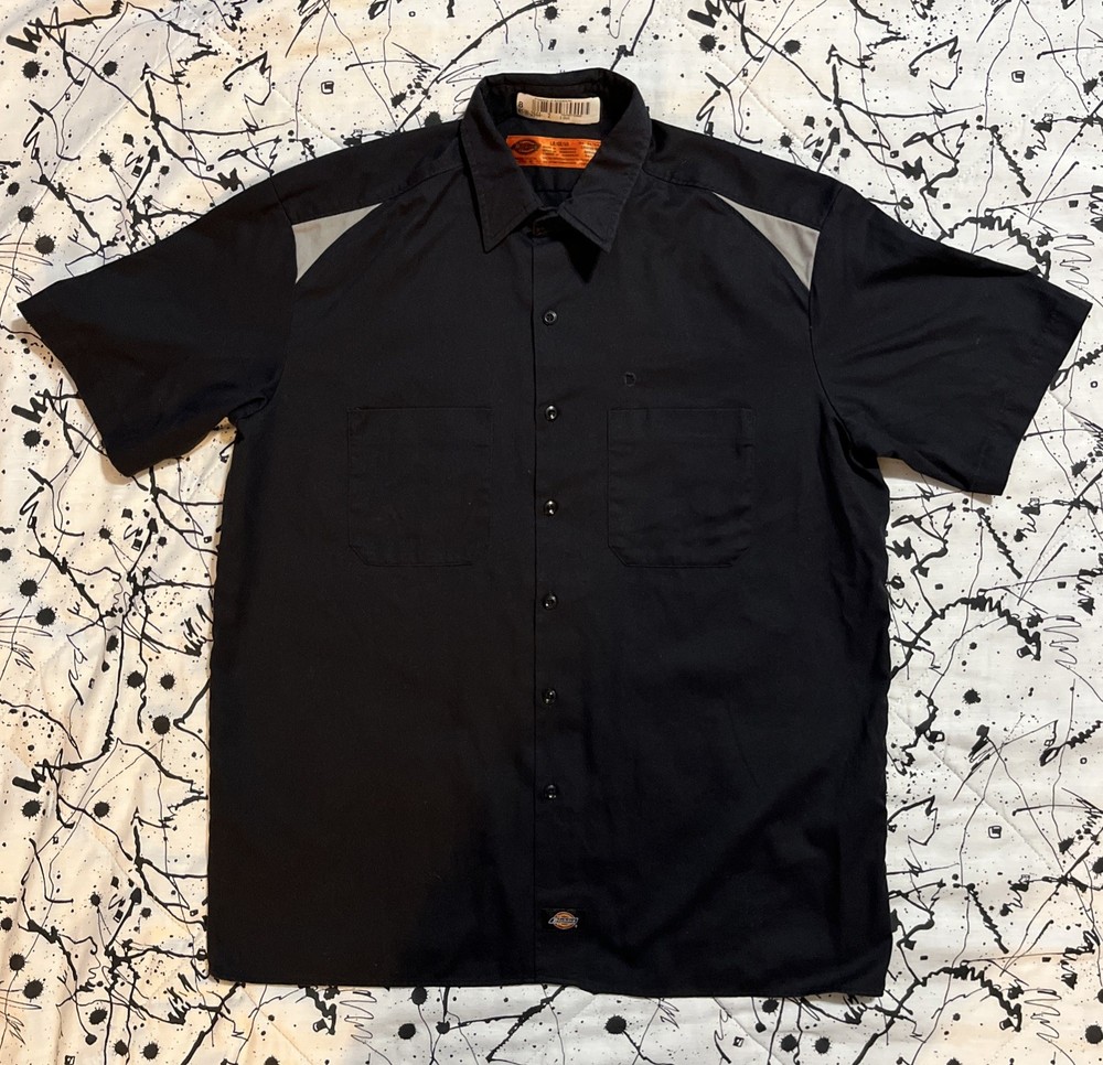 Dickies Men’s Large Button Up Work Shirt *FREE SHIPPING*
