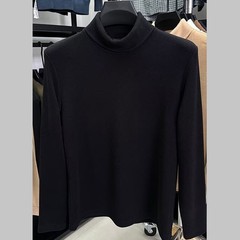 Men Stretchable Solid Pullover with Half High Neck for Active Lifestyle