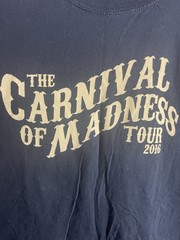 Carnival of Madness 2016 Shirt Concert Music Tour Rock Vintage Style Adult 2XL