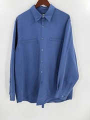 Tilley Endurables Blue Shirt Long Sleeve Size XLARGE Button Down Zipper Pockets