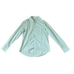 Frank & Eileen Luke Classic Button Front Shirt Mint Green Cotton Casual Small