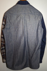 Pendleton Thomas Kay Asymmetrical Wool Button Long Sleeve Shirt Size Medium