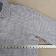 Mark Shale 17 Tall XL Mens Shirt 24×32 Office Casual Long Sleeve