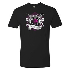 RPG Class Crest Bard – Tabletop Games d20 Premium Cotton T Shirt – Black