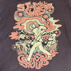 STURGILL SIMPSON Psychedelic Wanderer Alt Country T-Shirt 2015. SMALL Preowned