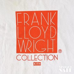 Kith Frank Lloyd Wright Foundation Logo Tee • L • White • 2023 • SHIPS TODAY