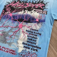 Mens Hell Studios star Future Short Sleeve Tee High Street Trendy T-shirt