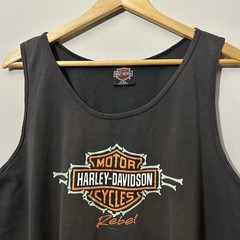 Harley Davidson Rebel Tank Top Sleeveless Shirt Mens XXL Single Stitch USA Made