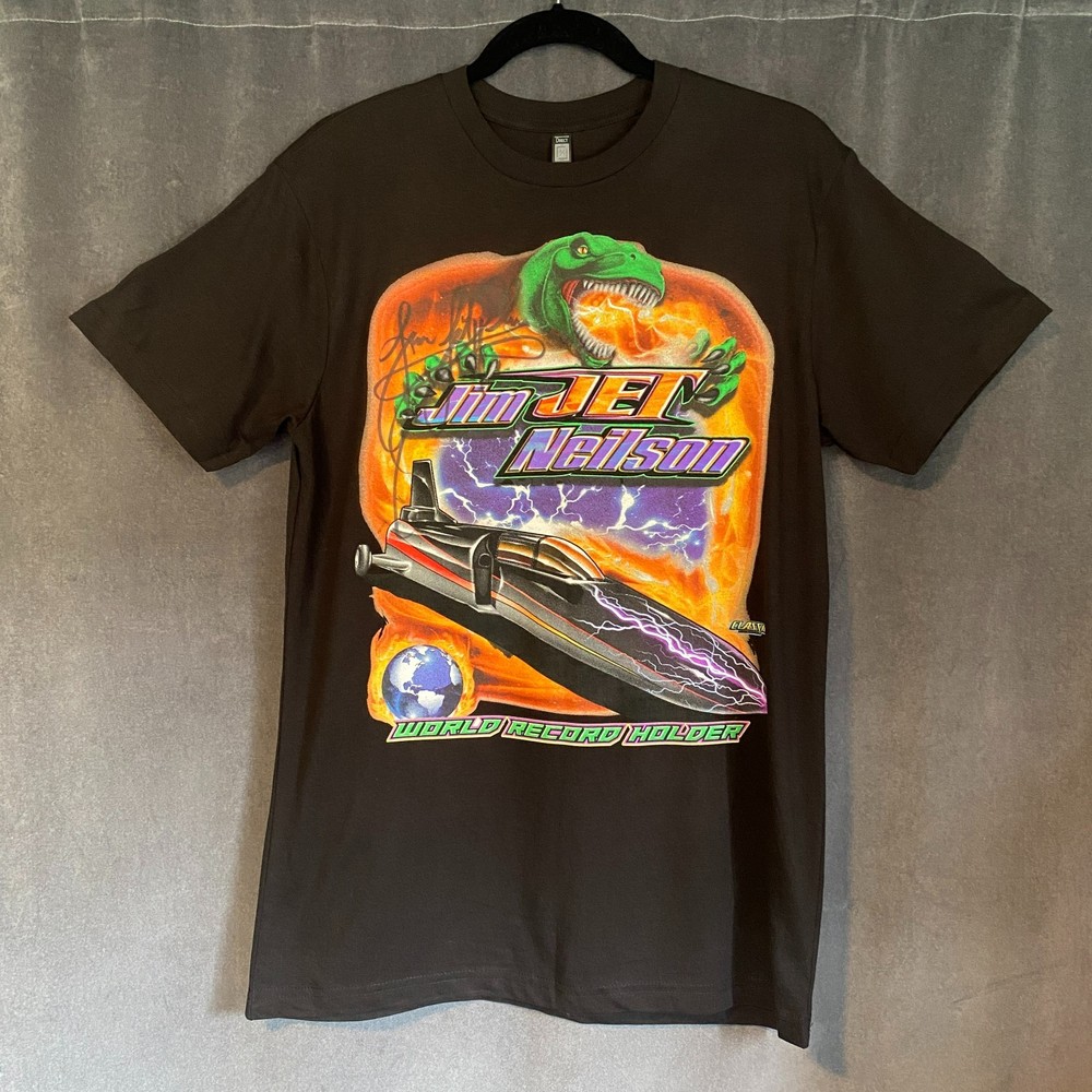 T-Shirt Jim Jet Neilson Autographed Signed Men’s Medium