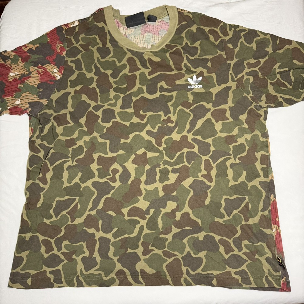 Adidas & Pharrell Williams Collab Human Race T-shirt Camouflage Men’s Size XL