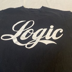 Logic Black Script Logo Tee Size Small Rap Hip-Hop Unisex T-Shirt Men Women Teen