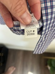 Mizzen+Main Leeward Dress Shirt Men’s XL Trim Fit Blue Red Check Stretch