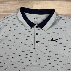 Nike Golf Dri-Fit Tour Micro Print Shirt Men’s Size XXL Light Armory Blue NWOT