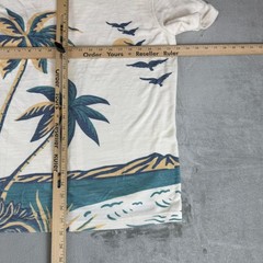 Faherty Cabana Towel Terry Shirt Mens Large South Sand Beach Palms $158 New NWT