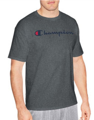New Authentic Champion Men Jersey Script Logo Short Sleeves T-Shirt GT280 Y06794