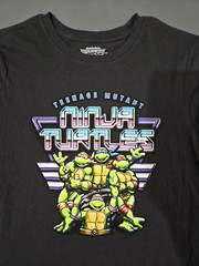 Teenage mutant ninja turtles Shirt xtra small black