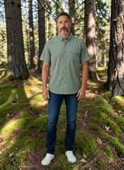 Duluth Trading Sol Survivor Button Down Shirt Sz L Tall Short Sleeve Gray UPF 50