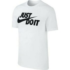 Nike Men’s T-Shirt Sportswear “Just Do It” Short Sleeve Crew Neck Athletic Shirt