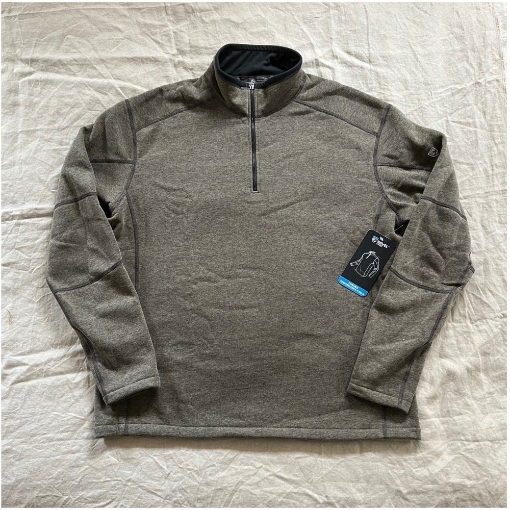 Kuhl Revel 1/4 Zip Performance Pullover Fleece Shirt
