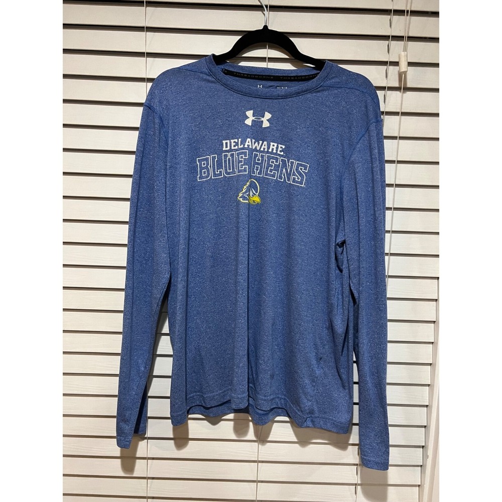 Under Armour Delaware Blue Hens Long Sleeve Shirt – Size L