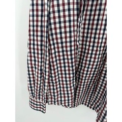 Goodthreads Standard Fit Red Blue Button Down Cotton Shirt Men’s Size Large L