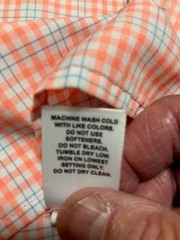 Magellan Men’s Aransas Pass Soft Polyester Pink/Blue vented shirt XL