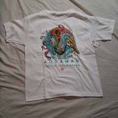 Aquaman and the Lost Kingdom T-Shirt Size Small Teen? White DC Comics