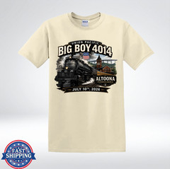 Big Boy 4014 Altoona PA July 10 2026 Union Pacific Steam Locomotive T-Shirt