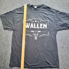 Morgan Wallen T-Shirt Mens Large Black The Dangerous Tour 2022 Graphic Tee