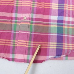 J Crew Shirt Men Medium Button Down Pink Blue Plaid Long Sleeve Preppy EUC